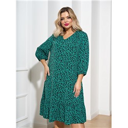 Платье 0229-1_У бирюзово-зеленый